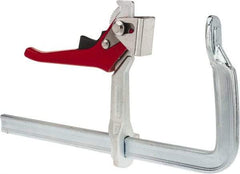 Bessey - 5-1/2" Deep Throat, 12" Max Capacity, Standard Sliding Arm Clamp - 1,200 Lb Clamping Pressure - Americas Industrial Supply