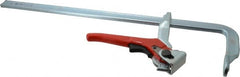 Bessey - 4-3/4" Deep Throat, 20" Max Capacity, Standard Sliding Arm Clamp - 1,200 Lb Clamping Pressure - Americas Industrial Supply