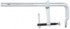 Bessey - 5-1/2" Deep Throat, 24" Max Capacity, Standard Sliding Arm Clamp - 2,660 Lb Clamping Pressure, 0.775" Spindle Diam - Americas Industrial Supply