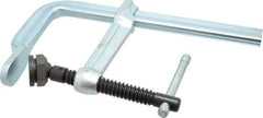 Bessey - 5-1/2" Deep Throat, 8" Max Capacity, Standard Sliding Arm Clamp - 2,660 Lb Clamping Pressure, 0.775" Spindle Diam - Americas Industrial Supply