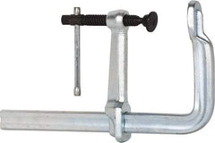 Bessey - 7" Deep Throat, 12" Max Capacity, Standard Sliding Arm Clamp - 4,880 Lb Clamping Pressure, 0.85" Spindle Diam - Americas Industrial Supply