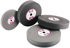 Value Collection - 10" Diam, 1" Face Width, 1" Center Hole, Coarse Grade, Deburring Wheel - 1,800 RPM - Americas Industrial Supply