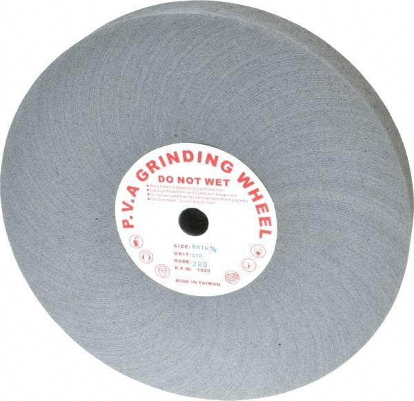 Value Collection - 8" Diam, 1" Face Width, 5/8" Center Hole, Fine Grade, Deburring Wheel - 1,920 RPM - Americas Industrial Supply