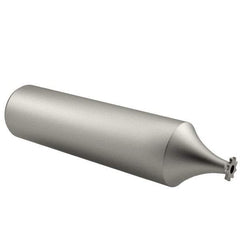 Made in USA - 1/4" Diam x 1/32" Face Width, High Speed Steel, 8 Teeth, Shank Connection Woodruff Keyseat Cutter - Uncoated, 2-1/16" OAL x 1/2" Shank, Straight Teeth - Americas Industrial Supply