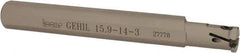 Iscar - GEHI, Internal, Left Hand, 0.102" Max Depth of Cut, 0.095 to 1/8" Groove Width, Indexable Grooving Tool Holder - GEMI.., GEPI.. Insert Compatibility, 5/8" Shank Width, 5" OAL, Through Coolant - Americas Industrial Supply
