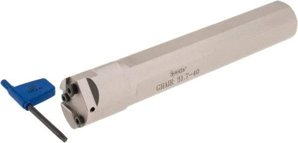 Iscar - GHAI, Internal, Right Hand, Indexable Grooving Tool Holder - 1-1/4" Shank Width, 8" OAL, Through Coolant - Americas Industrial Supply