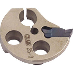 Iscar - Right Hand Cut Indexable Grooving Cartridge - GEMI, GEPI, GEPI-MT, GEPI-WT Insert Style - Americas Industrial Supply