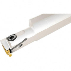 Iscar - GEHIM, Internal, Left Hand, 2.5mm Max Depth of Cut, 0.8 to 1.9mm Groove Width, Indexable Grooving Tool Holder - 16mm Shank Width, 125mm OAL, Through Coolant - Americas Industrial Supply
