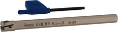 Iscar - GEHIM, Internal, Right Hand, 0.098" Max Depth of Cut, 0.031 to 0.075" Groove Width, Indexable Grooving Tool Holder - GEPI.. Insert Compatibility, 3/8" Shank Width, 5" OAL, Through Coolant - Americas Industrial Supply