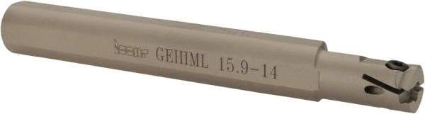 Iscar - GEHIM, Internal, Left Hand, 0.098" Max Depth of Cut, 0.031 to 0.075" Groove Width, Indexable Grooving Tool Holder - GEPI.. Insert Compatibility, 5/8" Shank Width, 5" OAL, Through Coolant - Americas Industrial Supply