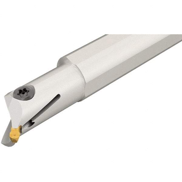 Iscar - 16mm Min Bore Diam, 125mm OAL, 16mm Shank Diam, GEHIU Indexable Boring Bar - 32mm Max Bore Depth, GEPI Insert - Americas Industrial Supply