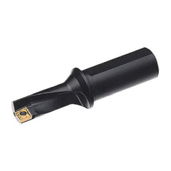 Allied Machine and Engineering - 1.42" Max Drill Depth, 2.25xD, 18mm Diam, Indexable Insert Drill - 1 Insert, 3/4" Shank Diam, Straight Shank - Americas Industrial Supply