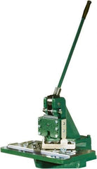 Tennsmith - 6 x 6" Notching Dimension, Metal Notcher - 1.25mm Max Mild Steel Capacity - Americas Industrial Supply