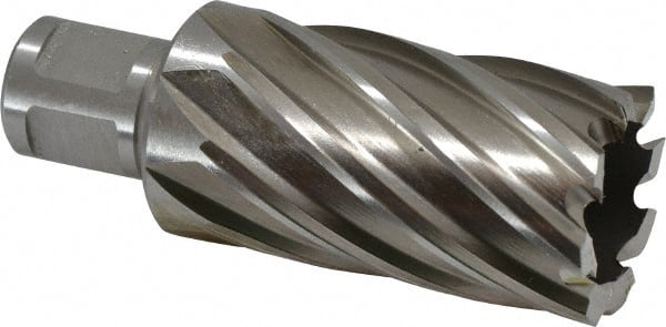 Interstate - 1-1/4" Diam x 2" Deep Cobalt Annular Cutter - Americas Industrial Supply