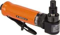 Dotco - 1/4" Collet, Angle Handle, Air Angle Die Grinder - 20,000 RPM, Rear Exhaust, 23 CFM, 0.4 hp, 90 psi, 1/4" Inlet - Americas Industrial Supply