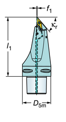 C6-SVMBL-00130-16HP Capto® and SL Turning Holder - Americas Industrial Supply