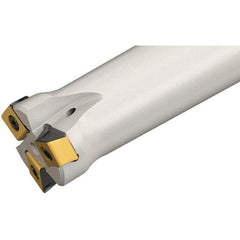 Iscar - 25mm Cut Diam, 3mm Max Depth of Cut, 25mm Shank Diam,Indexable Plunge End Mill - Straight Shank, HTP LNHT 1006 Insert Style, HTP-LN10 Toolholder Style, Through Coolant, Series TangPlunge - Americas Industrial Supply