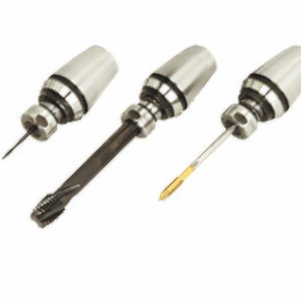 Iscar - 1mm to 13mm Capacity, 120mm Projection, BT40 Taper Shank, ER20 Collet Chuck - 0.0001" TIR, Through-Spindle & DIN Flange Coolant - Exact Industrial Supply