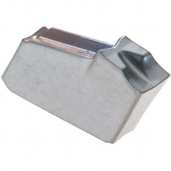 Iscar - GFN2.4 IC328 Grade, 0.0941" Cutting Width, Carbide Cutoff Insert - Neutral Lead Angle, 0.0063" Cnr Rad, TiCN Coated, Single End - Americas Industrial Supply