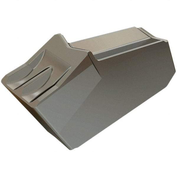 Iscar - GFN2 IC328 Grade, 0.0866" Cutting Width, Carbide Cutoff Insert - Neutral Lead Angle, 0.0063" Cnr Rad, TiCN Coated, Single End - Americas Industrial Supply