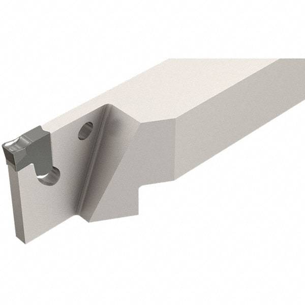 Iscar - External Thread, 1-1/2" Max Depth of Cut, 4.7mm Min Groove Width, 150.11mm OAL, Left Hand Indexable Grooving Cutoff Toolholder - 1" Shank Height x 1" Shank Width, TAG Insert Style, TGT Toolholder Style, Series Tang-Grip - Americas Industrial Supply