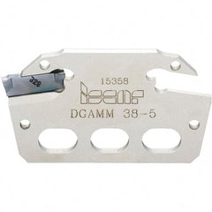 Iscar - Right Hand, 0.157 Inch Insert Width, Indexable Cutoff and Grooving Support Blade - DGAMM48-4 BLADE - Americas Industrial Supply