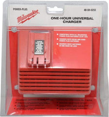 Milwaukee Tool - 12 to 18 Volt, 1 Battery NiCad & NiMH Power Tool Charger - 1 hr to Charge - Americas Industrial Supply