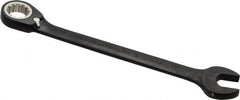 Proto - 21mm 12 Point Combination Wrench - 15° Head Angle, 11-7/16" OAL, Steel, Black Chrome Finish - Americas Industrial Supply