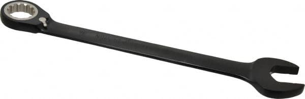 Proto - 36mm 12 Point Combination Wrench - 15° Head Angle, 19-5/16" OAL, Steel, Black Chrome Finish - Americas Industrial Supply