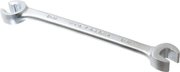 Proto - 7/16 x 7/16", Satin Finish, Combination Flare Nut Wrench - 12 Points, 6-1/32" OAL, Steel, Double End Head - Americas Industrial Supply