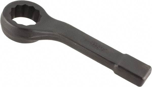 Proto - 2-13/16" 12 Point Striking Box Wrench - Single End, 4-5/8" Head Diam x 1-7/8" Head Thickness, 15-3/4" OAL, Steel, Black Finish - Americas Industrial Supply