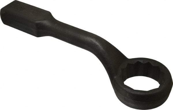 Proto - 3-1/16" 12 Point Striking Box Wrench - Single End, 4-25/32" Head Diam x 1-7/8" Head Thickness, 16" OAL, Steel, Black Finish, 60° Offset - Americas Industrial Supply