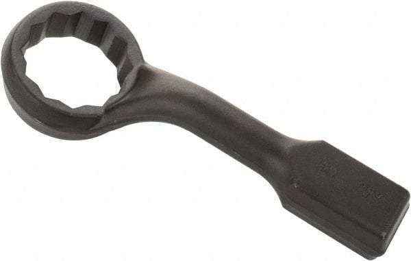 Proto - 4-1/4" 12 Point Striking Box Wrench - Single End, 6-1/4" Head Diam x 2-3/8" Head Thickness, 18" OAL, Steel, Black Finish, 60° Offset - Americas Industrial Supply