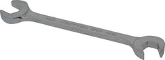 Proto - 12mm Standard Open End Wrench - 5-1/4" OAL, Double End, Chrome Finish, 15° & 60° Head Angle - Americas Industrial Supply