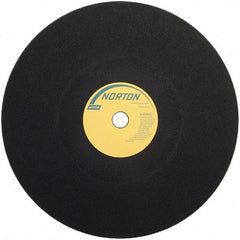 Norton - 26" Ceramic Cutoff Wheel - 7/32" Thick, 1-3/4" Arbor - Americas Industrial Supply