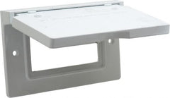 Cooper Crouse-Hinds - Electrical Outlet Box Aluminum Weatherproof Cover - Includes Gasket - Americas Industrial Supply