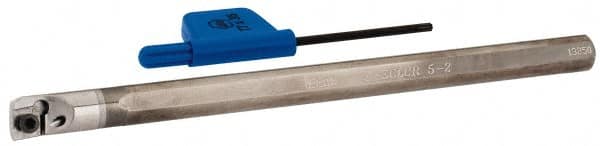 Iscar - 0.393" Min Bore Diam, 5" OAL, 0.312" Shank Diam, Indexable Boring Bar - CC.. 21.51 Insert, Screw Holding Method - Americas Industrial Supply