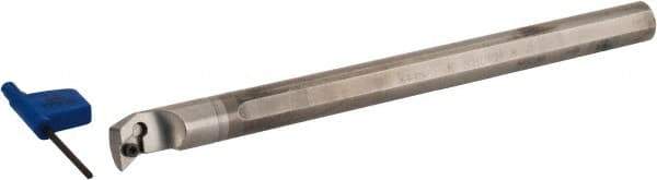 Iscar - 0.629" Min Bore Diam, 7" OAL, 1/2" Shank Diam, E-SDUC Indexable Boring Bar - DC.. 2 Insert, Screw Holding Method - Americas Industrial Supply