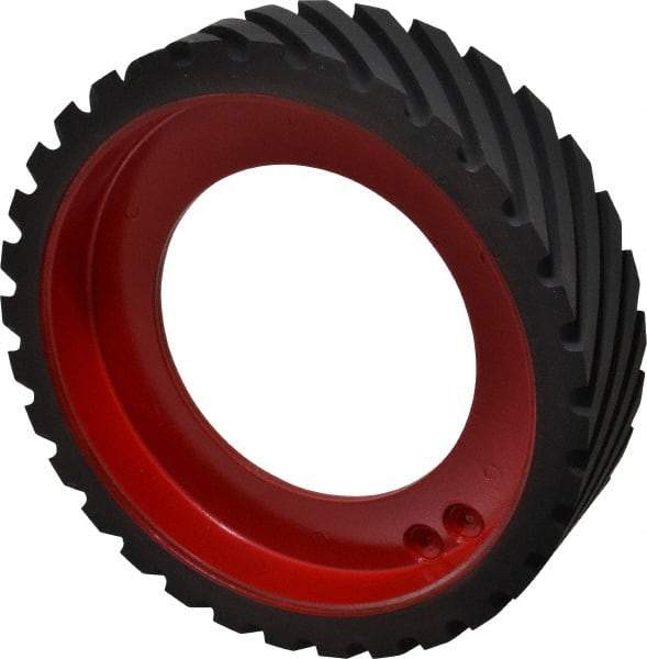 Made in USA - 8" Diam x 2" Wide Contact Wheel - Quick Change, Hard - Americas Industrial Supply