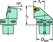 C5-266RFGZ35060-22 CoroThread® 266 Coromant Capto® Toolholder - Americas Industrial Supply