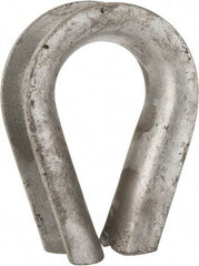 Value Collection - 7/8" Wire Rope Thimble Clip - Steel, Galvanized - Americas Industrial Supply