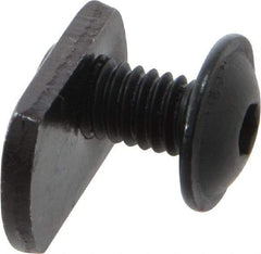 80/20 Inc. - 5/8" High, Open Shelving Flanged Button Head Socket Cap Screw - Zinc, Use with Series 10 & 15 - Reference G - Americas Industrial Supply