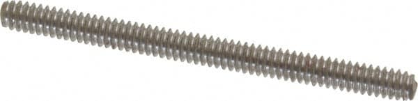Value Collection - #10-24 2-1/2" OAL Fully Threaded Stud - Carbon Steel, Plain Finish - Americas Industrial Supply