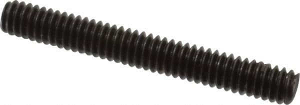 Value Collection - 1/4-20 2" OAL Fully Threaded Stud - Carbon Steel, Plain Finish - Americas Industrial Supply