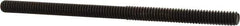 Value Collection - 1/4-20 4-1/2" OAL Fully Threaded Stud - Carbon Steel, Plain Finish - Americas Industrial Supply