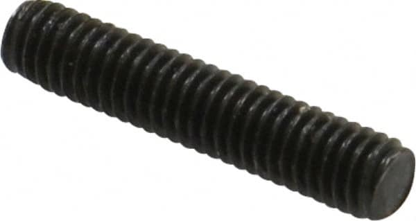 Value Collection - M6x1.0 30mm OAL Fully Threaded Stud - Carbon Steel, Plain Finish, Metric - Americas Industrial Supply