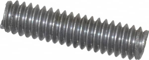 Value Collection - 1/4-20 1" OAL Fully Threaded Stud - Aluminum, Plain Finish - Americas Industrial Supply