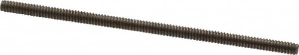 Value Collection - #4-40 2-1/2" OAL Fully Threaded Stud - Stainless Steel, Plain Finish - Americas Industrial Supply