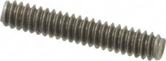 Value Collection - #6-32 3/4" OAL Fully Threaded Stud - Stainless Steel, Plain Finish - Americas Industrial Supply