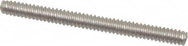 Value Collection - #6-32 1-1/2" OAL Fully Threaded Stud - Stainless Steel, Plain Finish - Americas Industrial Supply
